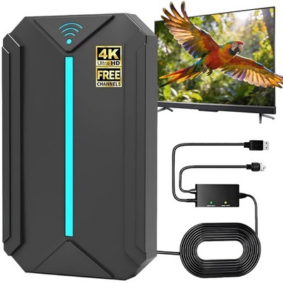 2200+ Miles Digital TV Antenna, 2026 Upgraded HDTV Antenna for Smart TV Indoo...