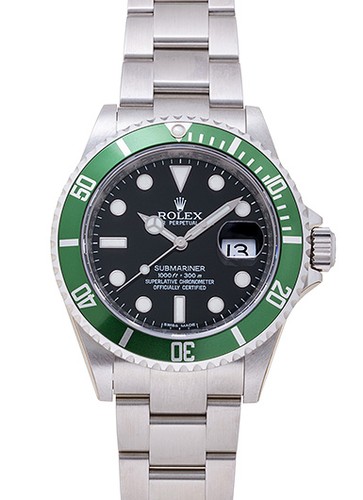 Rolex Submariner Date 16610LV Stainless Steel 40mm Rotating Bezel 2003 #KMW262
