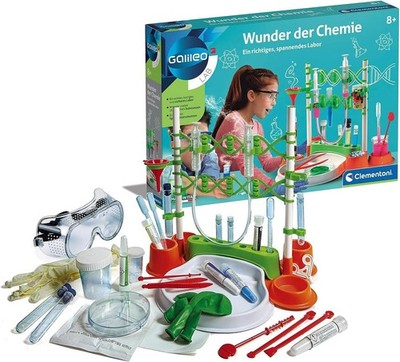Clementoni Galileo Lab Wunder der Chemie - XXL-Experimentierkasten Chemie-Labor