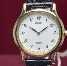 SEIKO SPIRIT Seiko Spirit Quartz Vintage Antique White Dial Quartz Watch