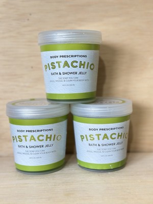 Lot 3-Body Prescriptions Pistachio Bath & Shower Green Jelly 6.8 Fl oz Ea