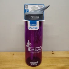 CamelBak Eddy 750ml 25oz Purple Water Bottle Bite Valve Bariatric Success Logo