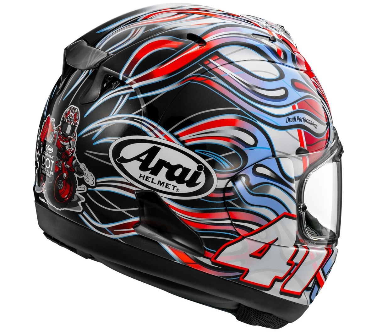 セキュリティ・セーフティ Arai RX-7X HAGA New Arai RX-7X Corsair-X Haga WSBK Helmet Ships Fast Size