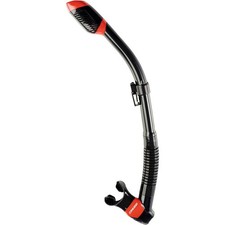 Cressi Supernova Dry Dry Snorkels, Black/Red