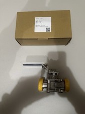 TRU-FLO 1" Stainless Steel Ball Valve 316 1000 WOG Triclamp 33NF-SN-1”