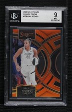 2024 Select WNBA Premier Level Orange Prizm /125 Kiah Stokes #179 BGS 9 MINT 3hd