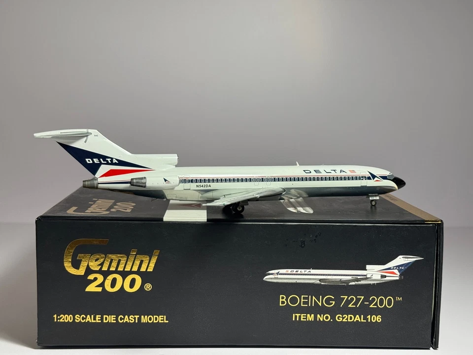 Gemini Jets 1:200 Delta Air Lines Boeing 727-200 N542DA Widget G2DAL106 - Image 2 of 2