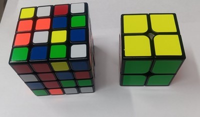 rubik cube 2×2 and 4x4