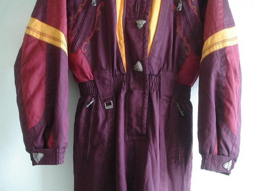 Women's 8 Spyder One-Piece Ski Suit Snowsuit Snowboard Snowmobile Thinsulate Vtg - Picture 3 of 24