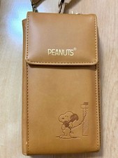 Peanuts Snoopy Mobile Pouch Wallet Card Holder Used Nearly New