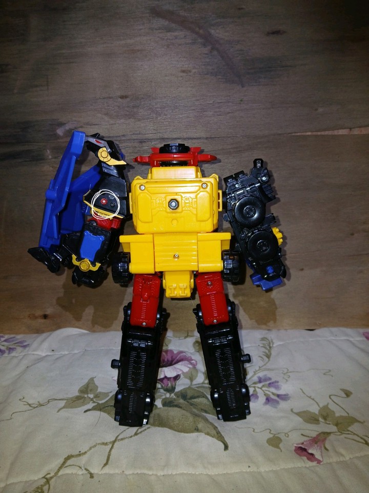 Megazord Power Rangers Ninja Steel – Bandai Deluxe 2016 – 20 Cm – Robot Articulé – Vintage