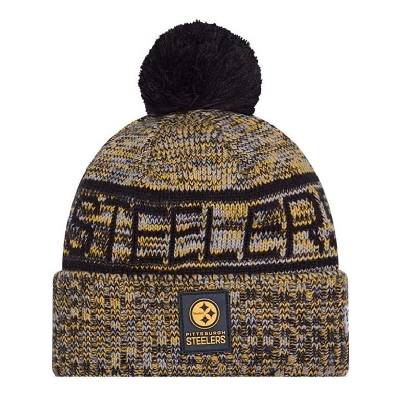 New Era Pittsburgh Steelers NFL Sideline Knit Winter Beanie Hat Warm Fleece OSFA