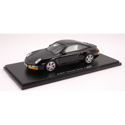 E-RUF Concept 2008 Black 1:43 Spark Model Auto Stradali -D- Neues Modell-image