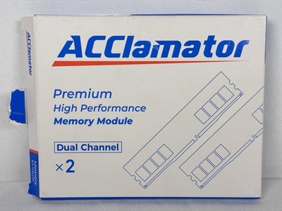 メモリー ACClamator high performance MemoryModule Acclamator RAM Memory Module Dual Channel Kit High Performance