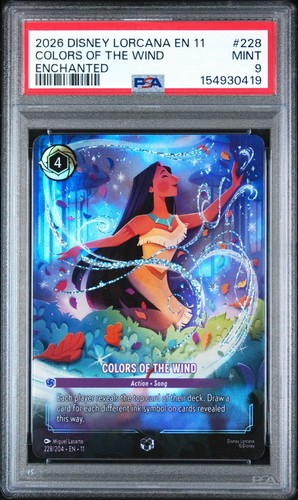 Colors of the Wind graded PSA 9 for sale on eBay