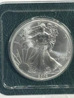 2002 American Silver Eagle 1 oz .999 Silver Dollar Littleton Showpak - BU