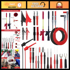 24 Pcs Multimeter Test Leads Set - Alligator Clips Probes 1000v 10a Cat Iii 24 Pcs Multimeter Test Leads Set - Alligator Clips Probes 1000v 10a Cat Iii
