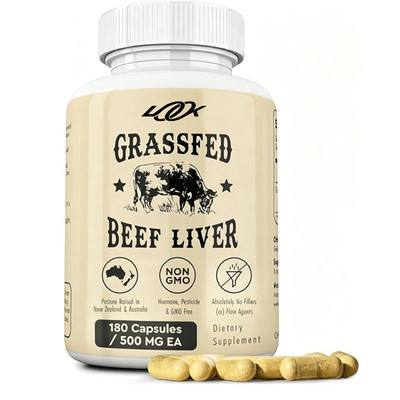 Grass Fed Beef Liver Supplement Endurance Strong Bones Vibrant Skin
