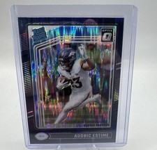 2024 Donruss Optic Purple Shock Audric Estime Rated Rookie Broncos #206
