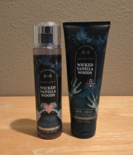 Bath  Body Works Wicked Vanilla Woods Fine Fragrance Mist  Body Cream