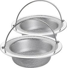 Kitchen Sink Strainer Stainless Steel Kitchen Sink Drain Strainer w/ Handle 4.5"