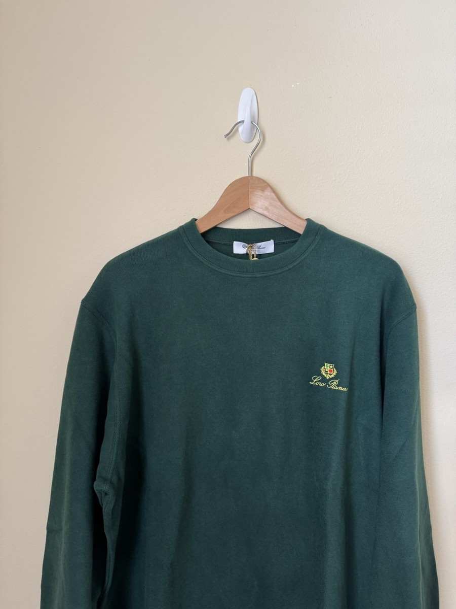 Loro Piana グリーントップス Loro Piana New Logo Crewneck Sweatshirt Green XL | eBay