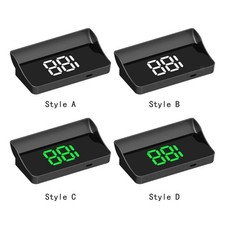 Car Head up Display Warning Auto Universal Time with Non Slip Mat Speedometer
