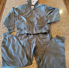 Nike Tracksuit Green Hooded Jacket  Pants Men Large Lined Baggy Vintage Y2K