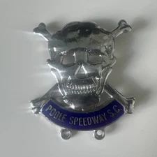 Poole Speedway Badge Silver