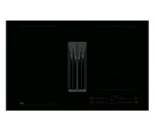 AEG NCH84C23AB 80cm Induction Hob with Extraction Black