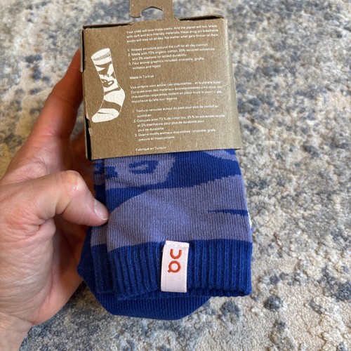 On Cloud Kids' 4 Pack Crew Socks M Active Athletic Running NEW OC Multicolor - Picture 3 of 4