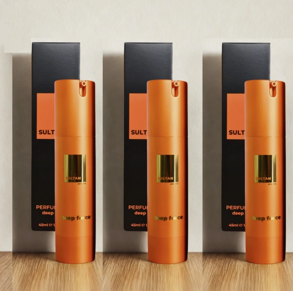 3er Set Sultan of Style Deep Force Parfum Oil Herren Alkoholfrei Öl Parfüm