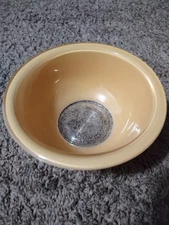 Vintage PYREX Small Mixing Nesting Bowl 322 Clear bottom Blush  Peach