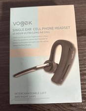 Vogek Single Ear Cell Phone Headset with 15 H...