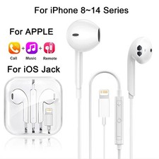 Wired Earphones For Apple iPhone Pro/14/13/12/11/X Bluetooth Wired Earbuds