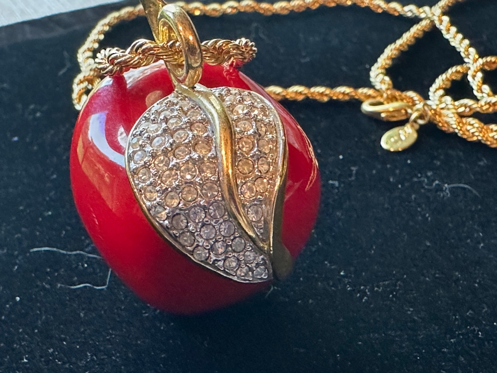 2 Vtg Kenneth Lane KJL Necklaces Lucite Resin Gre… - image 5