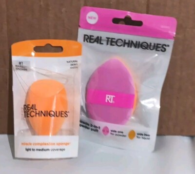 Real Techniques Miracle 2-In-1 Powder Puff & Sponge