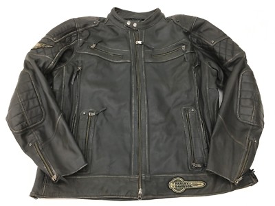 ジャケット・アウター Harley-Davidson Tifton Leather Jacket Harley-Davidson Tifton Vintage look Leather Jacket 97138-17V 3XL