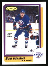 Bob Bourne 1986 O-Pee-Chee #14 Hockey Card