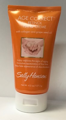 5 Sally Hansen  Age Correct Retinol Hand Creme with Collagen & Grape Seed Oil 