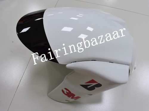 Kit de carenado de carrocería de molde por inyección ABS blanco negro adecuado para ZX10R 2006 blanco negro - Imagen 3 de 7