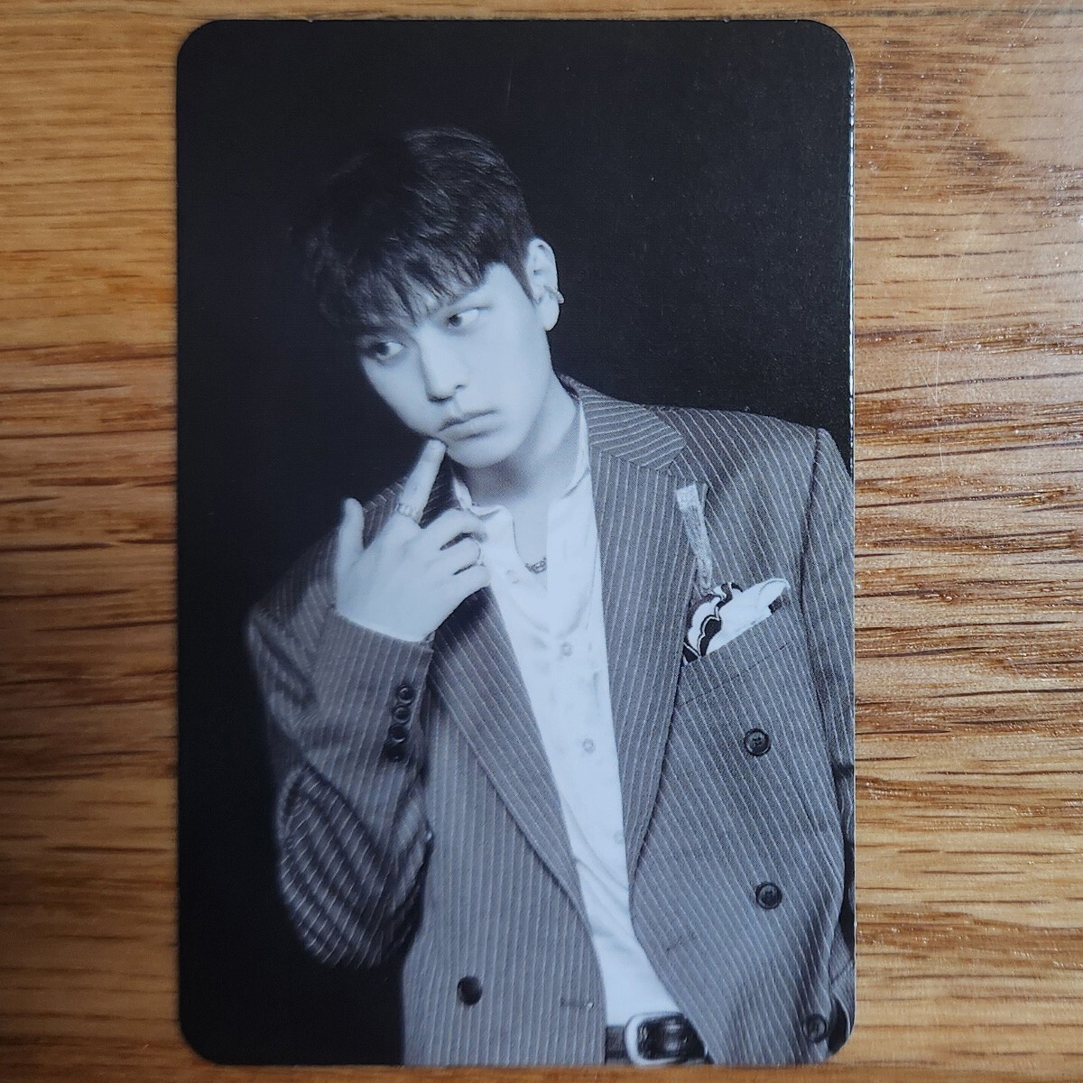 Seungmin Official Monochrome Photocard Stray Kids Hop