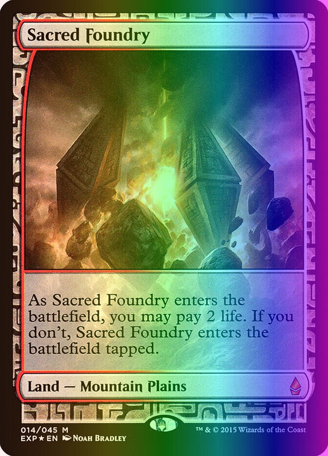MTG Magic the Gathering Sacred Foundry (14/45) Zendikar