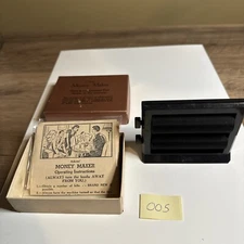 Vintage Adams Money Maker Novelty Toy Magic Trick Complete In Original Box