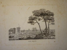 BEAUTIFUL ENGRAVING SEASCAPE BOAT MILITARY SAILBOAT HARBOUR FAIRGROUND SEA 1810