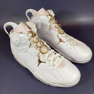 Jordan 6 white and gold and size 10 Jordan 6 Retro  main image 3