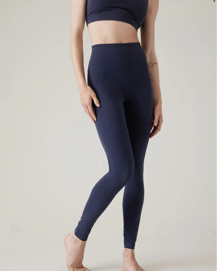 Athleta Navy Blue Ultra High Rise Elation Leggings Size Large