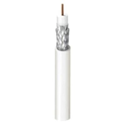 Belden White RG59B/U Koaxialkabel, Polyvinylchlorid PVC Mantel 100m, 75 Î , 6