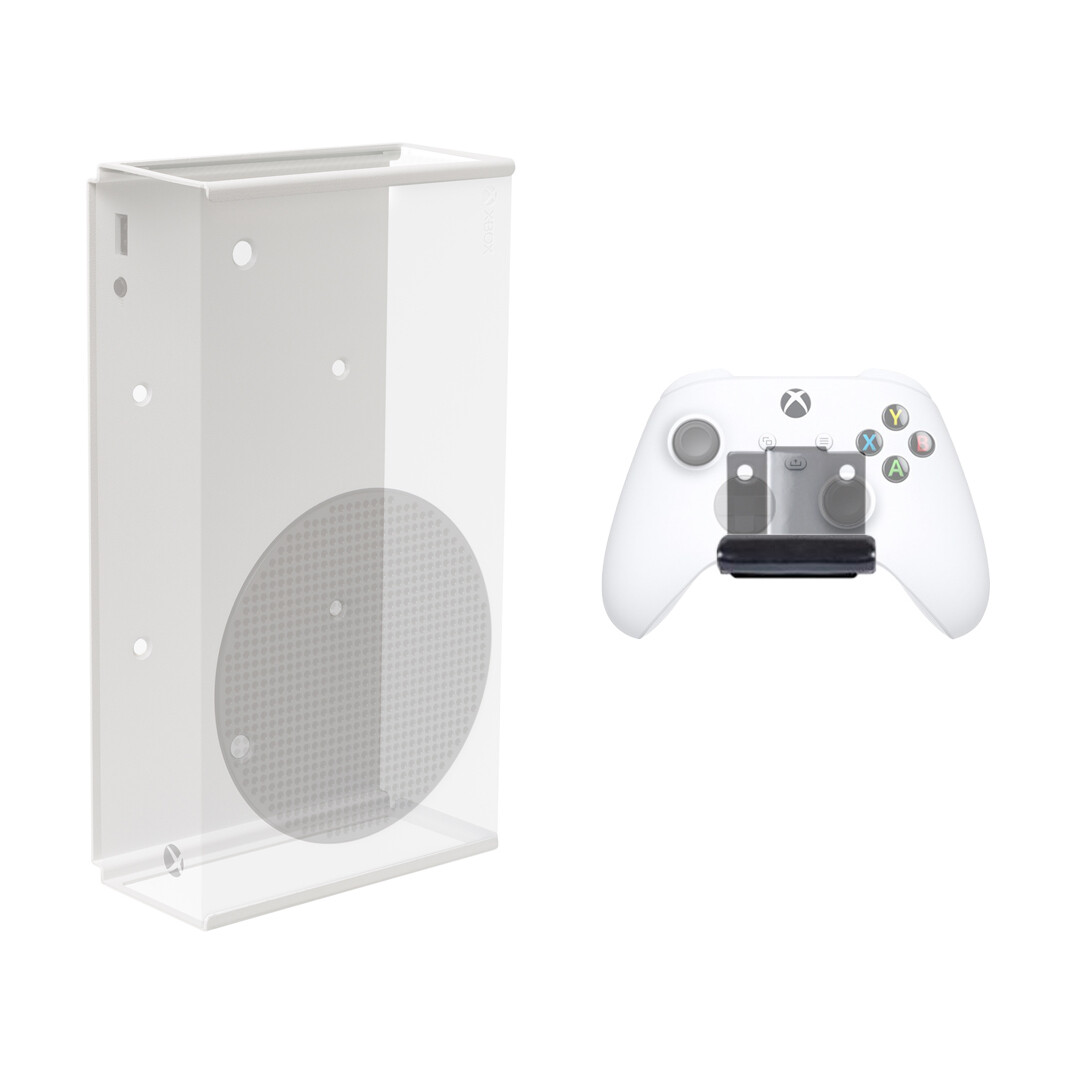 HIDEit Series S Pro Bundle Wall Mounts for Xbox Series S Xbox Controller