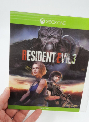 XBOX ONE • Resident Evil 3 Lenticular 3D Cover • KEIN SPIEL **unbenutzt** - Bild 2 von 3